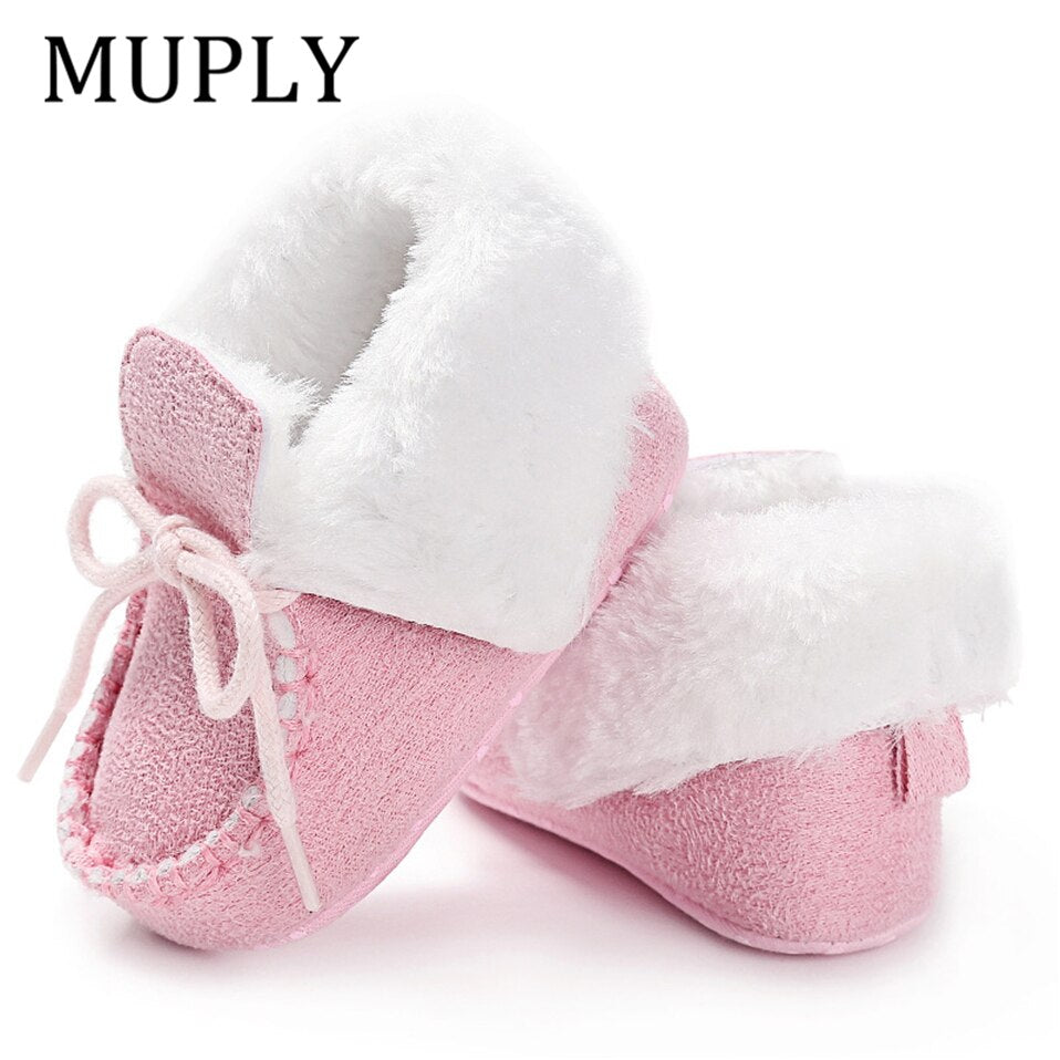 Baby Winter Cute Boots Keep warm baby boots Baby Moccasins Shoes Baby Boots Newborn Infant Indoor For Newborn