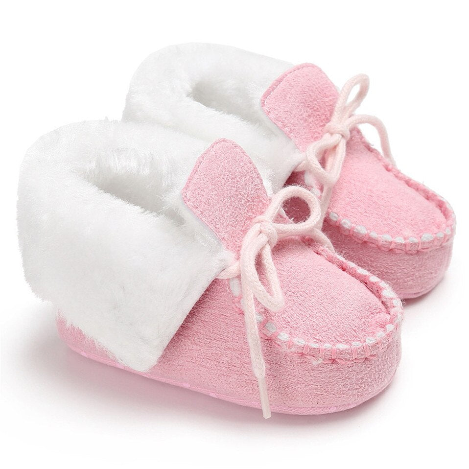 Baby Winter Cute Boots Keep warm baby boots Baby Moccasins Shoes Baby Boots Newborn Infant Indoor For Newborn