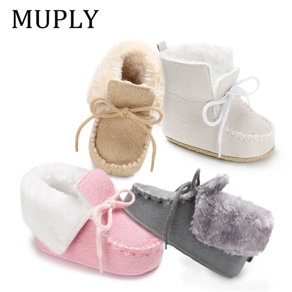 Baby Winter Cute Boots Keep warm baby boots Baby Moccasins Shoes Baby Boots Newborn Infant Indoor For Newborn